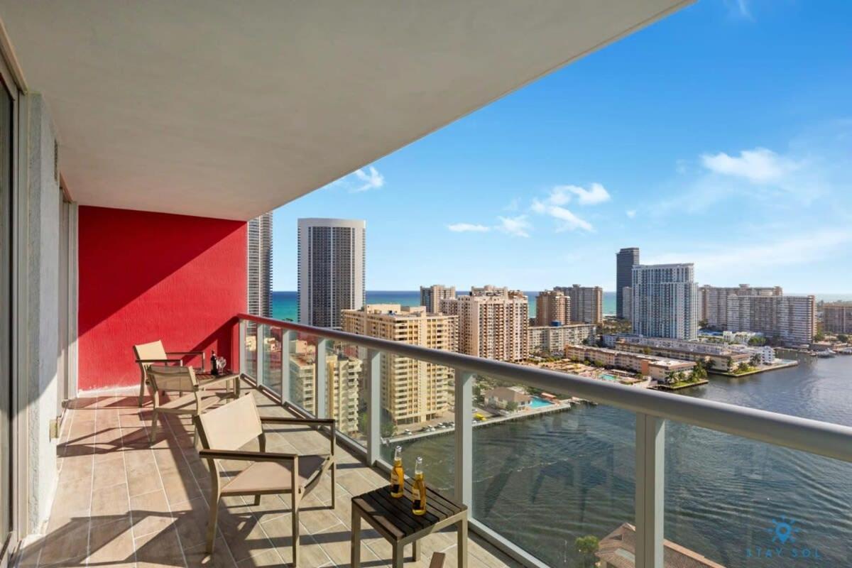 Infinite View With Balcony,Pool Plus Near Beach Hallandale Beach Exterior photo