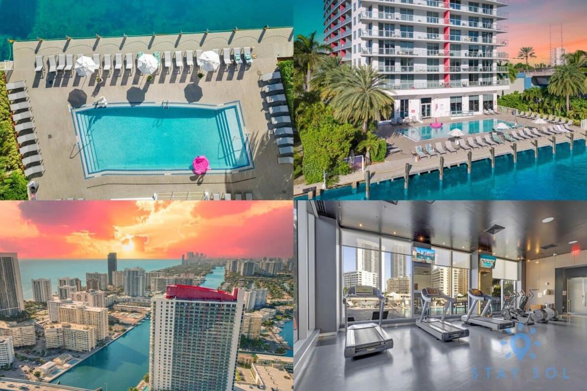 Infinite View With Balcony,Pool Plus Near Beach Hallandale Beach Exterior photo